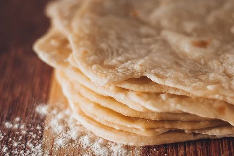 Homemade Flour, Recipes With Flour Tortillas, Latin Recipes, Homemade Flour Tortillas, Tortilla Warmer, Breaking Bread, Knead Bread, Best Mexican Recipes, Tortilla Recipe