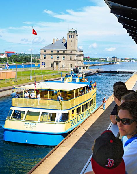 Soo Locks Boat Tours Michigan Bucket List, Great Lakes Shipwrecks, 50 States Travel, Tahquamenon Falls, Pictured Rocks, Pictured Rocks National Lakeshore, Sault Ste Marie, Isle Royale National Park, Michigan Vacations