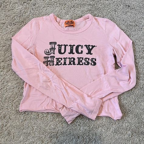 This is a stunning long sleeve light pink Juicy... - Depop Juicy Couture Vintage, Pink Juicy Couture, Couture Vintage, Virtual Closet, The Shirt, Vintage Shirt, My Vibe, Vintage Shirts, Juicy Couture