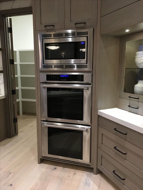 Forno Appliances In Kitchen, Double Wall Oven And Microwave, Double Oven With Microwave Above, Corner Double Oven, Double Oven Kitchen, Gas Ranges, Oven Cabinet, Kitchen Design Gallery, Kitchen Improvements