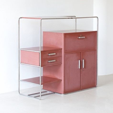 welldonegoodjob:  - - Bauhaus Design, Steel Furniture, Objects Design, Interior Furniture, Rustic Furniture, 인테리어 디자인, Design Furniture, In The Middle, Vintage Furniture