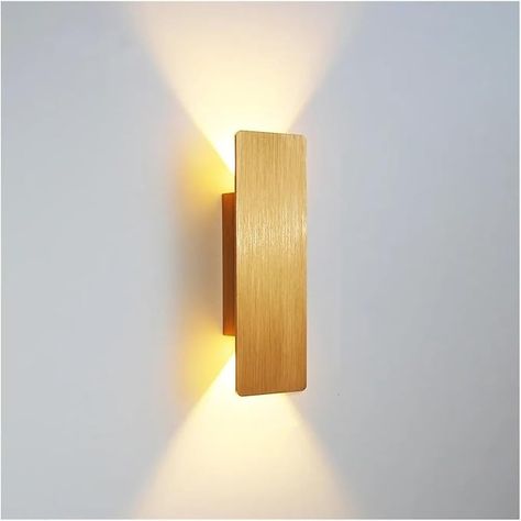 Amazon.com: Mao Ji Wall Sconces, Modern Minimalist 6W LED Indoor Wall Light Bedroom Living Room Home Lighting Aisle Corridor Decoration Aluminum Wall Light AC85-265V(Color:6W Gold,Size:Cool White), Mao895-3217 : Tools & Home Improvement Wall Sconces Modern, Corridor Decoration, Indoor Wall Light, Light Bedroom, Wall Lights Bedroom, Indoor Wall Lights, Minimalist Decor, Wood Paneling, Home Lighting