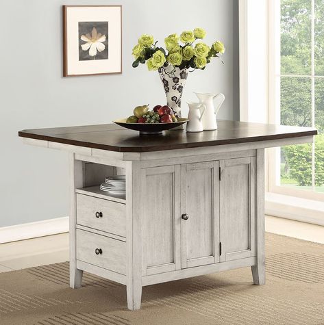 $919.98 Luxury Small Kitchen, Unique Kitchen Design, Bobs Furniture, Wood Kitchen Island, Kitchen Island Design, Farmhouse Furniture, Kitchen Islands, Luxury Kitchens, Cottage Kitchen