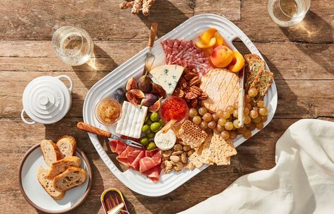 How to Compose a Cheese and Charcuterie Board Pinterest Baking, Cheese And Charcuterie Board, Roasted Beet Hummus, Sliced Salami, Beet Hummus, Sliced Meat, Sliced Baguette, Keep Food Warm, Individual Servings