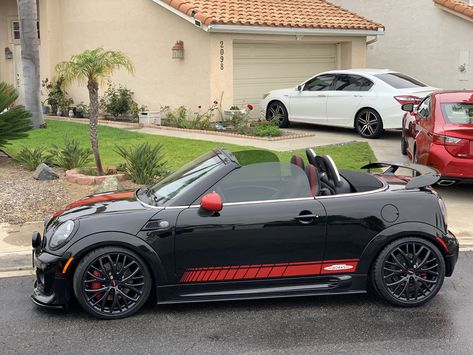 2012 Mini Roadster JCW, f56 wheels Mini Cooper Tuning, Mini Cooper Wheels, Mini Cooper Roadster, Mini Roadster, Mini Cooper Interior, Mini Cooper Sport, Mini Cooper Custom, Mini Cooper R56, Mini Jeep