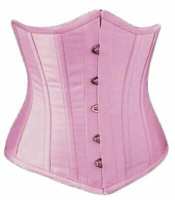 ALIVILA.Y FASHION WOMENS Sexy Satin Vintage Underbust Waist, Pink, Size 5.0 nMlA - $12.96 | PicClick Corset Waist Training, Fashion Corset, Waist Shapers, Corset Waist, Plus Size Corset, Lace Tights, Waist Training Corset, Corset Bustier, Underbust Corset