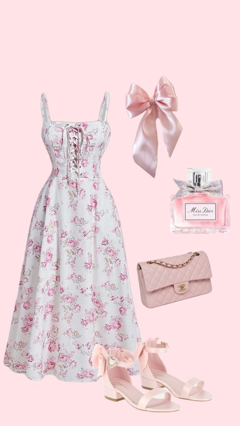 Maximalist Coquette, Cotillion Dresses, Coquette Outfit, Simple Outfits For School, Cute Dress Outfits, Fancy Dresses Long, Everyday Fashion Outfits, Pink Outfits, Kpop Fashion Outfits