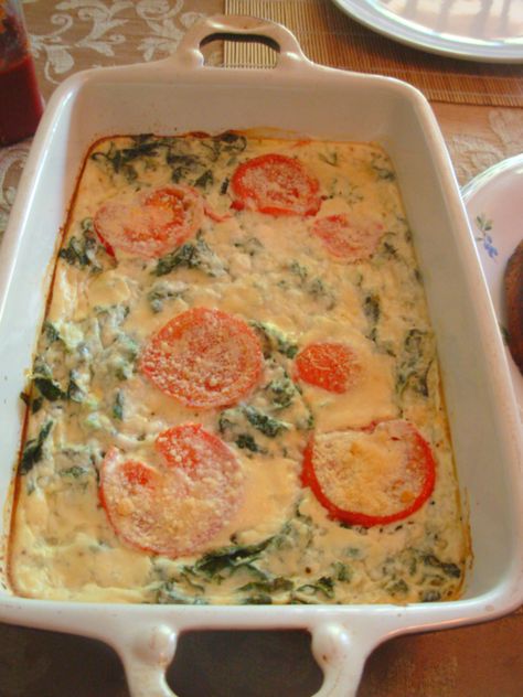 There are six zillion recipes out there for breakfast casseroles, and they are all pretty much the same - lotsa eggs, cheese, milk, sometimes one of the porky breakfast meats, sometimes bread, some... Egg White Breakfast Casserole, Low Cholesterol Breakfast, Cholesterol Meals, Egg White Breakfast, Low Carb Breakfast Casserole, Breakfast Egg Casserole, Cholesterol Recipes, Cholesterol Foods, Low Cholesterol Diet