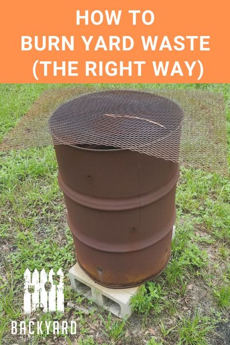 How To Make A Burn Barrel, Trash Burning Pit, Burn Pit Ideas Backyards, Burn Barrel Ideas Fire Pits, Burn Barrel Ideas, Burn Pit, Barrel Fire Pit, Burn Barrel, Fire Pit Plans