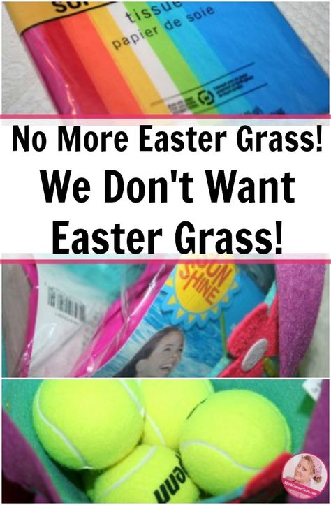 No More Easter Grass! We Don't Want Easter Grass! Use Tissue Paper in Easter Baskets at ASlobComesClean.com Easter Basket Grass Alternative, Slob Comes Clean, Dana K White, A Slob Comes Clean, Grass Alternative, Plastic Grass, Grass Basket, Lamb Decorations, Easter Basket Fillers