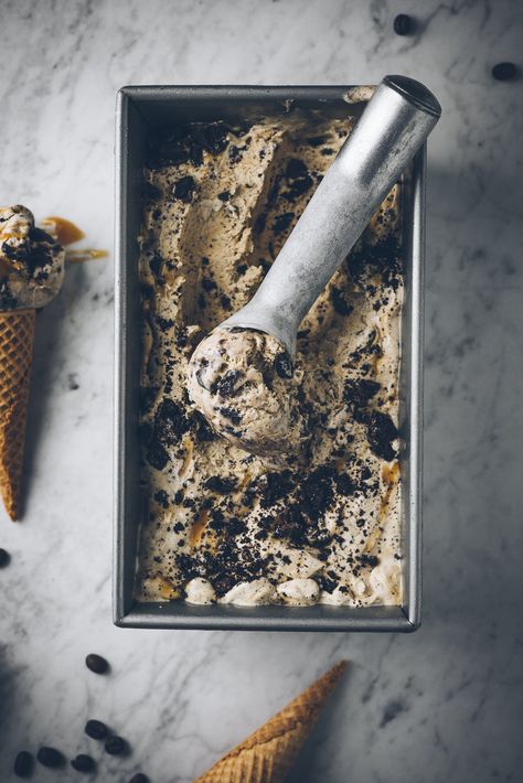 Cookies Ice Cream, National Ice Cream Day, Ice Cream Photography, Cookie Ice Cream, Salted Caramel Ice Cream, Oreo Ice Cream, Caramel Ice Cream, Ice Cream Day, Coffee Cookies