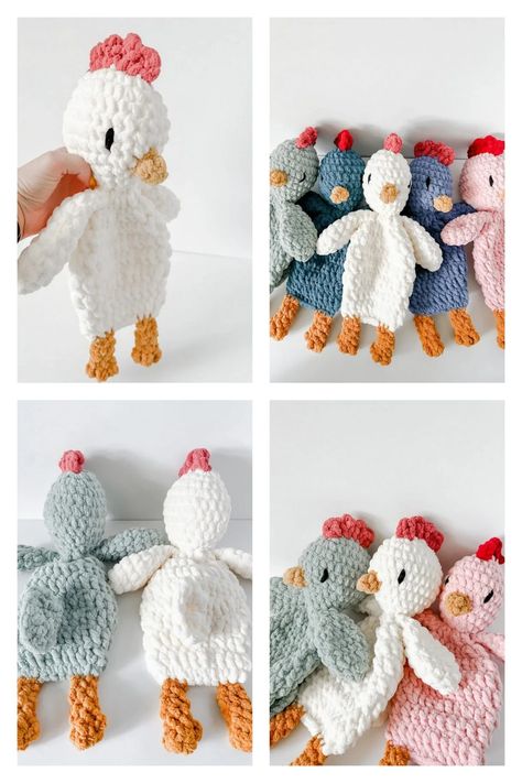 Amigurumi Easy Baby Chicken Free Pattern 6 Chicken Lovey Crochet, Crochet Amigurumi Chicken Free Pattern, Free Snuggler Pattern, Crochet Chicken Lovey Free Pattern, Free Crochet Pattern Lovey, Amigurumi Lovey Free Pattern, Easy Crochet Stuffed Animal Pattern Free, Crochet Dog Amigurumi Free Pattern, Crochet Baby Snuggler Free Pattern