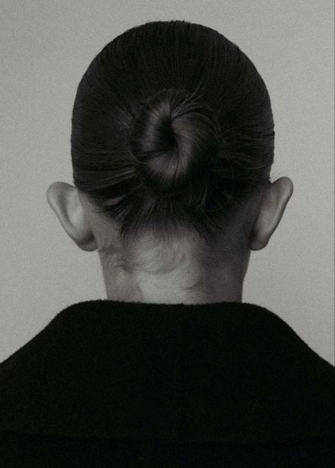 Hair In A Bun, Women Haircuts Long, Fashion Gone Rouge, Wine Hair, Sleek Bun, Editorial Hair, Black & White, Bun Hairstyles, Hair Looks