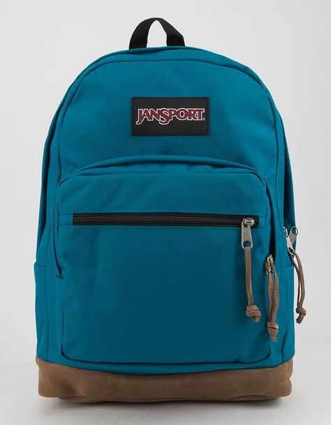 My back-to-school backpack! Teal Backpack, Cute Backpacks For School, Jansport Right Pack, Pack Backpack, Mk Handbags, Back To School Backpacks, Cute Backpacks, Backpacking Packing, Blue Backpack