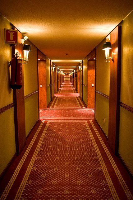 Run Down Hotel Aesthetic, Hotel Room Aesthetic Night, Cool Hotel Rooms, Hotel Room Aesthetic, Red Hotel, Space Hotel, Hotel Corridor, Hotel Hallway, Heartbreak Hotel