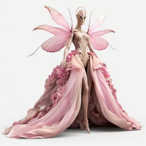 Orchid Mantis Oc, Orchid Fairy, Orchid Mantis Costume, Orchid Mantis Character Design, Moth Outfit Drawing, Mantis Aesthetic, Orchid Costume, Mantis Costume, Mantis Oc