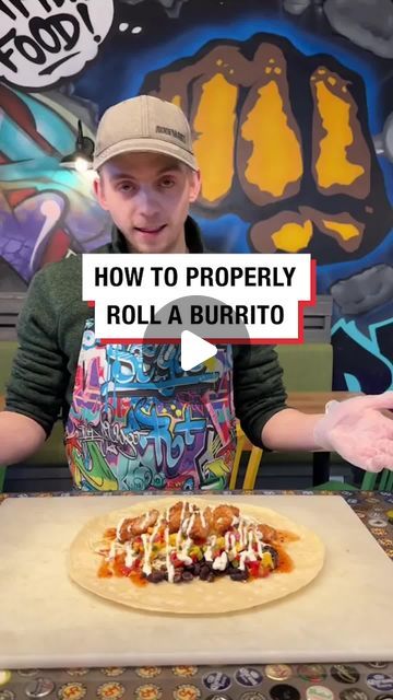 1.4M views · 49K likes | LADbible on Instagram: "This is how you make sure everything fits perfectly into your burrito 😋🌯⁠ ⁠ 🎥: @streatskitchens⁠ ⁠ -⁠ ⁠ #food #mexicanfood #burrito #mexico" Crispy Chicken Burritos, How To Make A Burrito, How To Fold A Burrito, How To Roll A Burrito, Asian Burrito, How To Wrap A Burrito, Thai Burrito, How To Make Burritos, Burrito Ideas