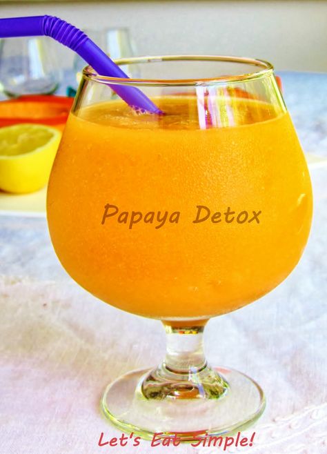 Papaya Smoothie Detox Recipes, Thm Shakes, Kidney Healthy Foods, Healing Smoothie, Papaya Recipes, Smoothie Benefits, Papaya Smoothie, Coconut Milk Smoothie, Healthy Juicer Recipes