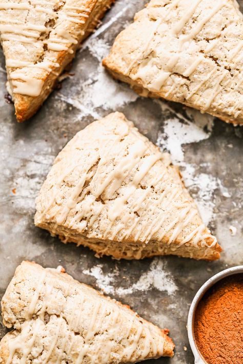 Cinnamon Maple Scones - Cooking for Keeps Maple Scones, Tyler Florence Recipes, Lemon Dill Sauce, Eggplant Parmesan Baked, Apple Cobbler, Pancake Syrup, Baked Eggplant, For Keeps, Salmon And Rice