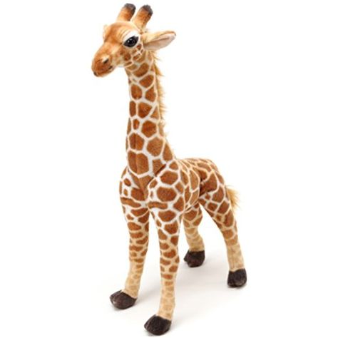 Giraffe Stuffed Animal, Teddy Bear Stuffed Animal, Acrylic Fabric, Animals Of The World, Animal Dolls, Baby Toddler Toys, Zoo Animals, Animal Plush Toys, Soft Plush