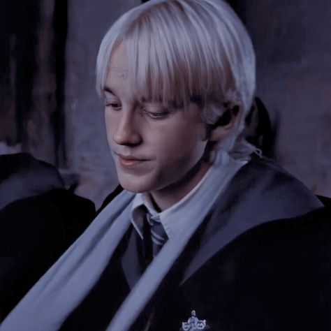 Cursed Draco Malfoy Images, Draco Pfp Aesthetic, Draco Malfoy Icon Cute, Tom Felton Teenager, Blonde Ferret, Tom Felton Aesthetic Icon, Tom Felton Memes Funny, Draco Malfoy Hot, Slytherin Boys