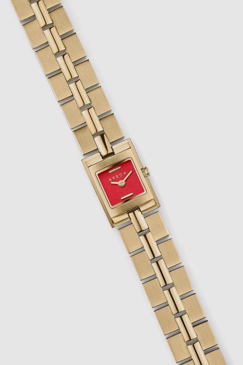 Relic Watches, Gold Watches Women, Gold Champagne, Metal Bracelet, Womens Watches Luxury, Jewelry Clasps, Analog Watch, Purse Accessories, Square Watch