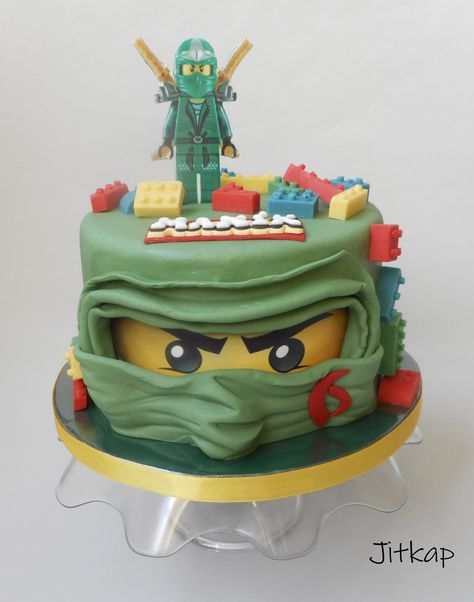 Ninja Turtle Birthday Cake, Lego Ninjago Birthday, Ninjago Cakes, Ninjago Birthday Party, Lego Birthday Cake, Ninja Birthday Parties, Ninjago Birthday, Ninjago Party, Ninja Turtle Cake