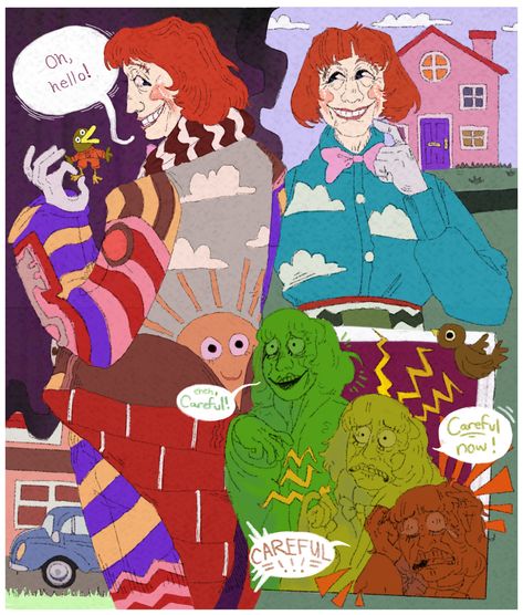 Dhmis Lesley, Don't Hug Me I'm Scared Fanart, Yellow Guy, Red Guy, Silly Puppets, Dont Hug Me, I'm Scared, I M Scared, Spooky Scary