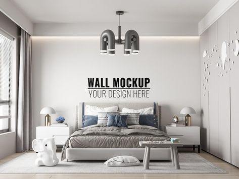 Premium PSD | Interior modern living room wall mockup Wallpaper Mockup, Wall Decor Clocks, Small Reception Desk, Clock Svg, Modern Living Room Wall, Kids Bedroom Walls, Wall Mockup, Dining Room Wallpaper, Interior Wallpaper