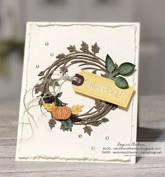 Su Sparkle Of The Season, Sparkle Of The Season Stampin Up Cards, Stampin Up Sparkle Of The Season, Sparkle Of The Season, Fall And Christmas, Autumn Cards, Stamp Ideas, Leaf Images, Christmas Tags