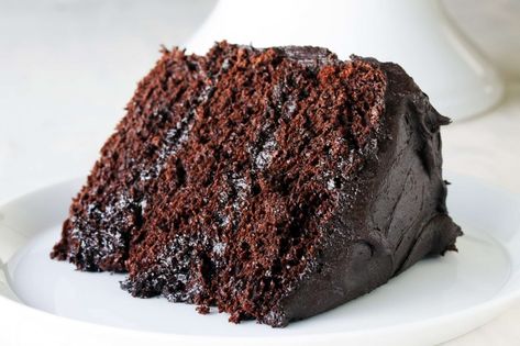 Chocolate Buttercream Icing, Amazing Chocolate Cake Recipe, Dark Chocolate Cakes, Best Chocolate Cake, Buttercream Icing, Chocolate Buttercream, Chocolate Cake Recipe, Food Cakes, Unsweetened Cocoa