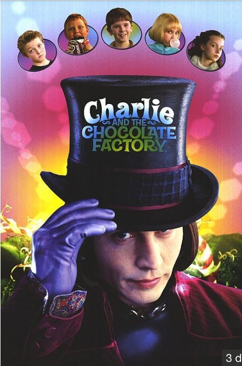 Bring your Golden Ticket to the Chocolate Factory Johnny Depp Willy Wonka, Easter Movies, Famous Movie Posters, Charlie Chocolate Factory, Happy Movie, Johnny Depp Characters, Wonka Chocolate, Charlie And The Chocolate Factory, Tim Burton Films