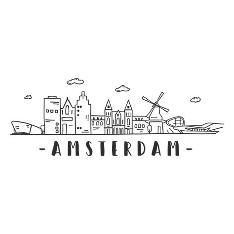 Amsterdam museum mill aeroport plane cathedral skyline sticker #AD , #sponsored, #Paid, #mill, #museum, #skyline, #aeroport Amsterdam Highlights Instagram, Amsterdam Skyline, Skyline Drawing, Amsterdam Tattoo, Dibujo Simple, Insta Highlights, Travel Drawing, Sticker Png, City Drawing