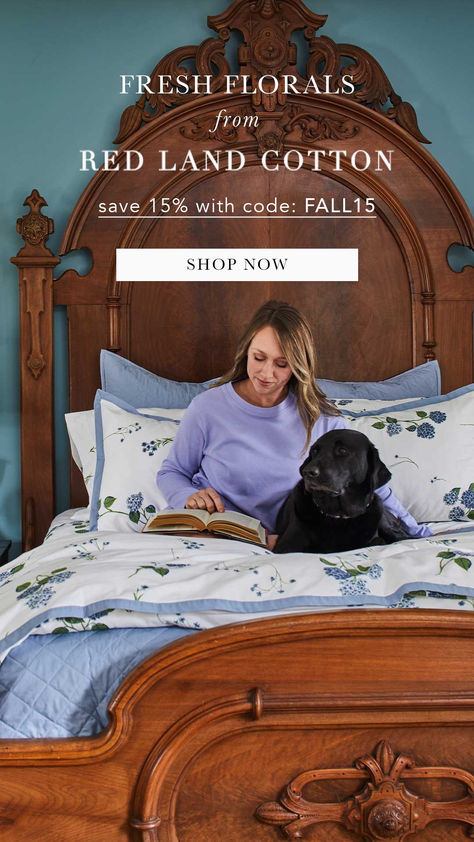 Fresh Florals For Fall Await! Our Best Selling Hydrangea Bedding is BACK IN STOCK! (but only for a limited time) Our Hydrangea Collection is: 🇺🇸 Made Entirely In America 🌱 Crafted With Cotton Grown On Our Family Farm 🌟 Designed with Quality In Mind Save 15% with code: Fall15 https://www.redlandcotton.com/collections/new-hydrangea-print Hydrangea Bedding, Red Land Cotton, Floral Sheets, Knit Loungewear Set, Hydrangea Print, Knit Loungewear, Fabric Sheets, Drop Ceiling, Vintage Lifestyle