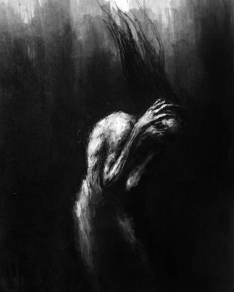 Inspiration Reference, House Of Pain, Scary Art, Creepy Art, Energy, Black, Art