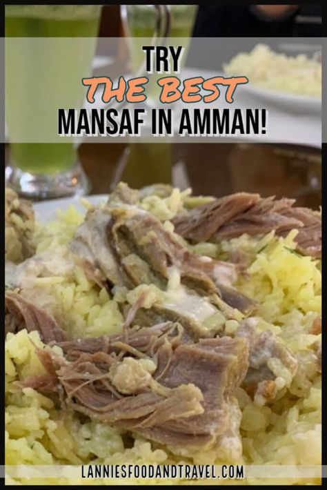 The Best Mansaf in Amman » Lannie's Food & Travel Mansaf Recipe, Jordanian Food, Persian Recipes, Middle East Food, Lamb Dishes, Persian Food, Lemon Mint, Yogurt Sauce, Dessert Shop