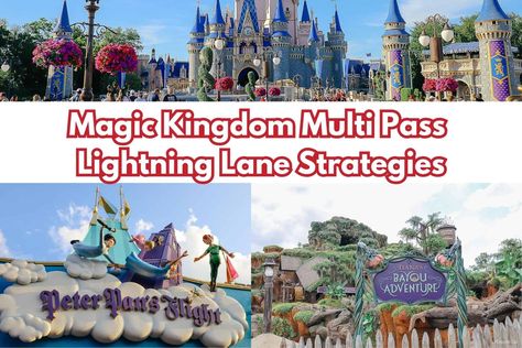 These Magic Kingdom Lightning Lane Multi Pass strategies will help you plan your initial three options and continuing choices throughout the day. Magic Kingdom Map, Seven Dwarfs Mine Train, Disney Resort Hotels, Space Mountain, Travel Party, Day Plan, Happiest Place On Earth, Disney Resort, Pirates Of The Caribbean