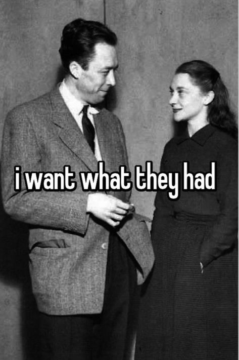 Albert Camus And Maria Casares, Camus And Maria, Philosophy Memes, Classic Literature Books, Whisper Meme, Literature Humor, Russian Literature, Me As A Girlfriend, Literature Books