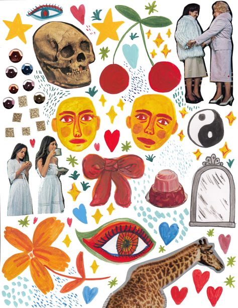 Collage Png Aesthetic, Collage Stickers, Collage Kit Aesthetic, Collage Pictures, Collage Images, Digital Collage Art, Collage Art Projects, Magazine Collage, Arte Van Gogh