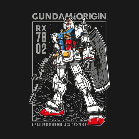 Gundam Graphic Design, Gundam Tshirt Design, Gundam Origin, Uv Poster, Posters Event, Mecha Artwork, Gundam Artwork, Heero Yuy, Gundam Design