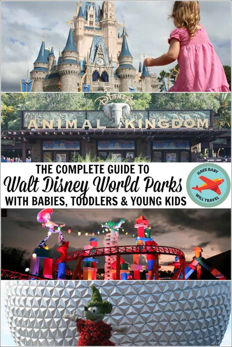 The complete guide to Walt Disney World Park with babies and toddlers. disney world parks, disney world with toddlers, disney with toddlers, disney world with a baby Disney With Toddlers, Disney World Must Do, Wanderlust Wednesday, Disney World With Toddlers, Disney With A Toddler, Disney World Vacation Planning, Disney Orlando, Disney Travel, Disney World Parks