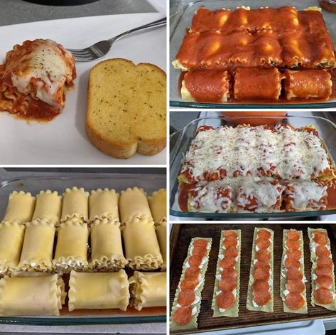 Lidia Bastianich 🍜🍲 | Made pepperoni pizza lasagna rollups for dinner | Facebook Pepperoni Pizza Lasagna Roll Ups, Pepperoni Lasagna Roll Ups, Lazana Recipes, Easy Lasagna Roll Ups, Pizza Lasagna, Lasagna Roll Ups, Pepperoni Rolls, Lidia Bastianich, Lasagna Roll