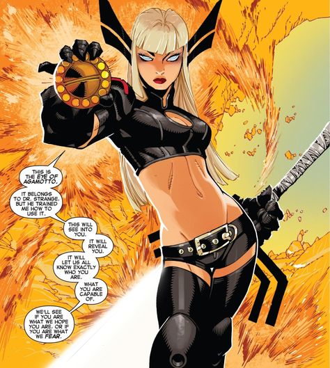 brianmichaelbendis: “Magik from Uncanny X-Men Vol 3 #29 by Chris Bachalo ” Magik Marvel, Kate Pryde, Chris Bachalo, Illyana Rasputin, New Mutants, Uncanny X-men, Comics Girls, Comic Characters, Marvel Girls