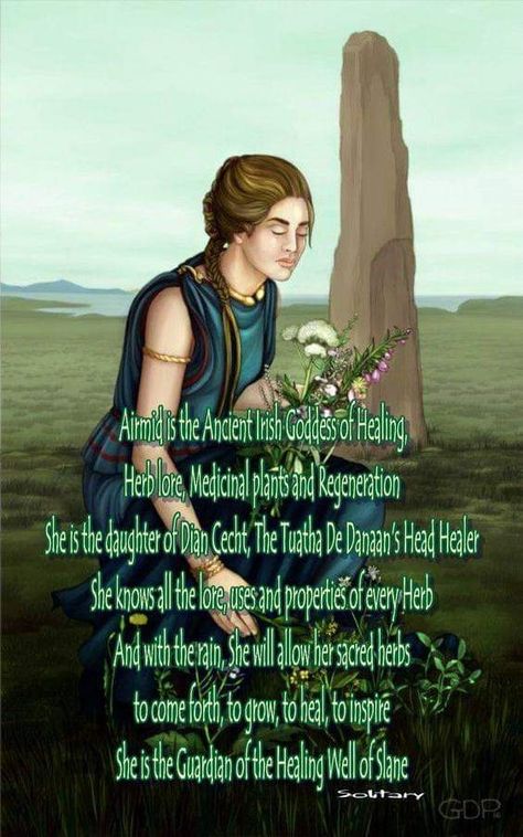 Airmid Celtic Goddess, Airmed Celtic Goddess, Airmid Goddess, Norse Goddesses, Celtic Goddesses, Celtic Deities, Celtic Zodiac, Goddess Magick, Celtic Myth