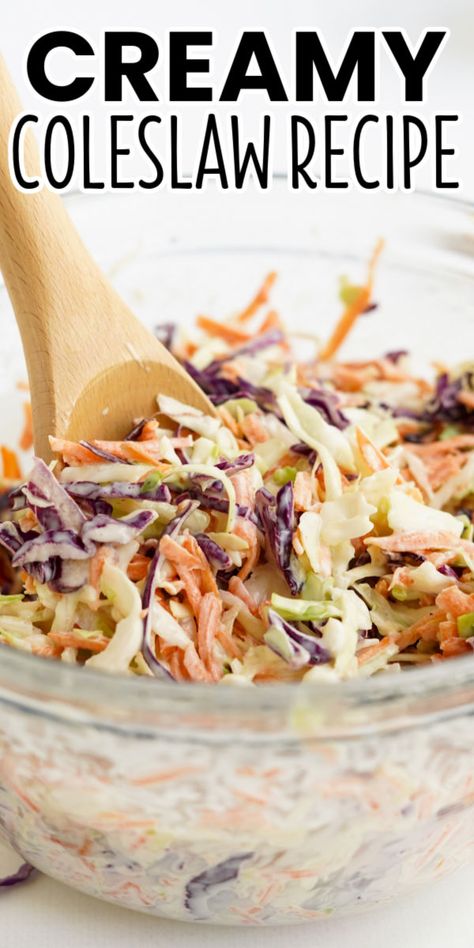 Recipe Coleslaw, Beer Marinated Chicken, Make Coleslaw, Creamy Coleslaw Recipe, Classic Coleslaw Recipe, Classic Coleslaw, Best Coleslaw Recipe, Coleslaw Recipes, Cabbage And Carrots