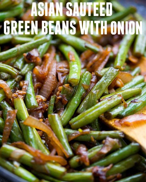 Chinese Sauteed Green Beans, Sauteed Green Beans Garlic Soy Sauce, String Beans Recipe Sauteed, Chinese String Beans, String Beans Recipe, French Green Bean Recipes, Sauté Veggies, String Bean Recipes, Asian Green Beans