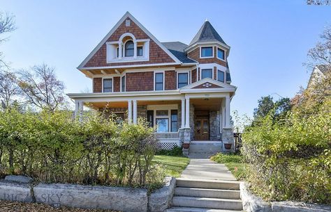 702 Harrison Ave, Helena, MT 59601 | MLS #384702 | Zillow Queen Anne Architecture, Helena Mt, Helena Montana, Custom Kitchens Design, Historic Mansion, Patio Area, Modern Lifestyle, Custom Kitchen, Entertaining Guests