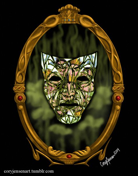 “Reflections of Beauty and Madness” Snow White Evil Queen, I Love Art, Fairest Of Them All, Modern Disney, Seven Dwarfs, Wood Frame Sign, Evil Queen, Disney Plus, Monster Girl