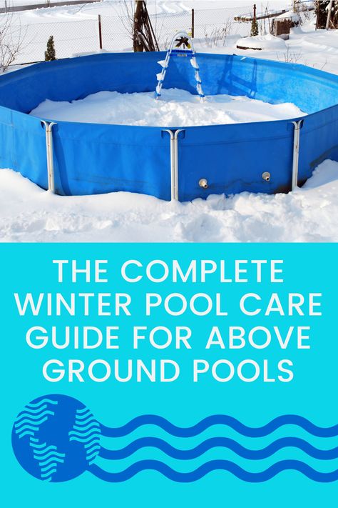 Above Ground Pool Winterizing, Closing Pool For Winter, Above Ground Pool Maintenance, Winterize Above Ground Pool, Coleman Pool, Intex Above Ground Pools, Pool Warmer, Winter Pool, Winter Pool Covers