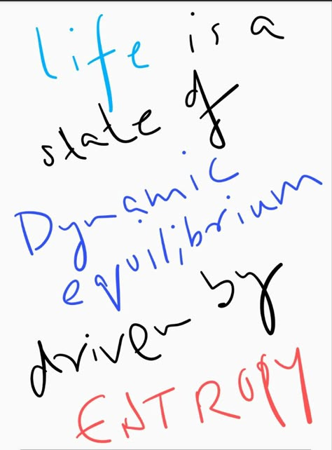 Life is a state of Dynamic equilibrium driven by entropy...... Entropy Quotes, Equilibrium Aesthetic, Equilibrium Quotes, Entropy Aesthetic, Entropy Art, 93 Percent Stardust, Smart Product Design, Me Tattoo, Direction Quotes